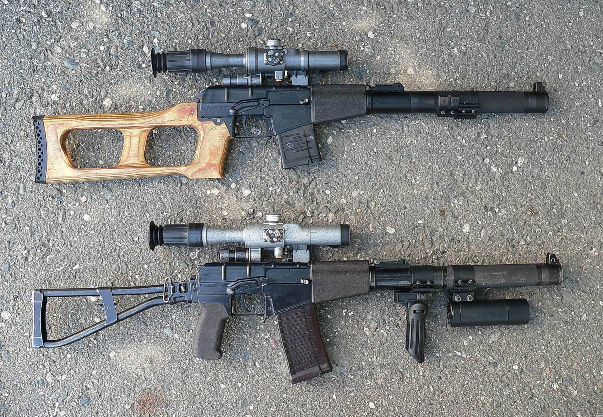 vss shaft vintorez rifles weapon optics asphalt