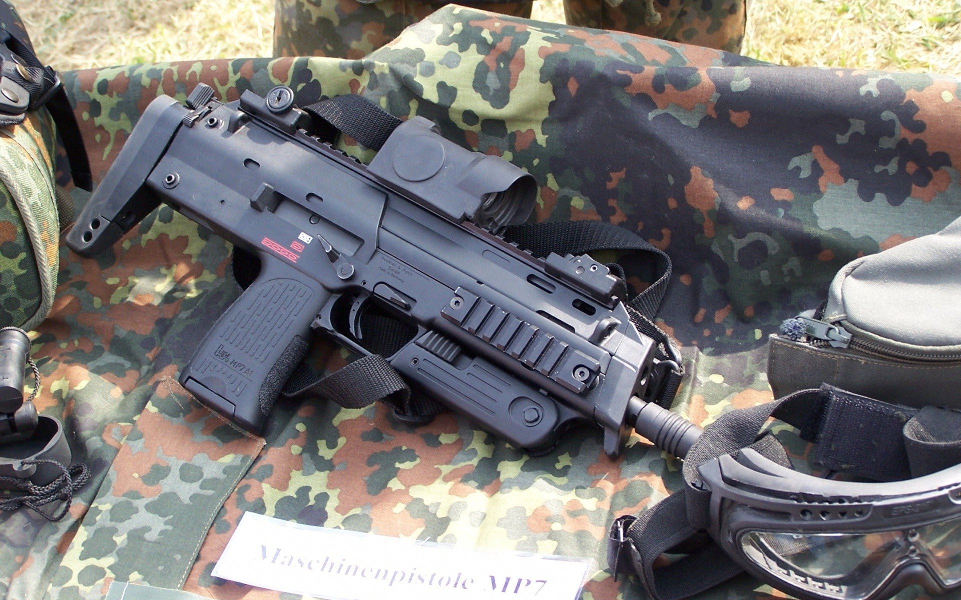 mp7a1 okulary optyka kamuflaż