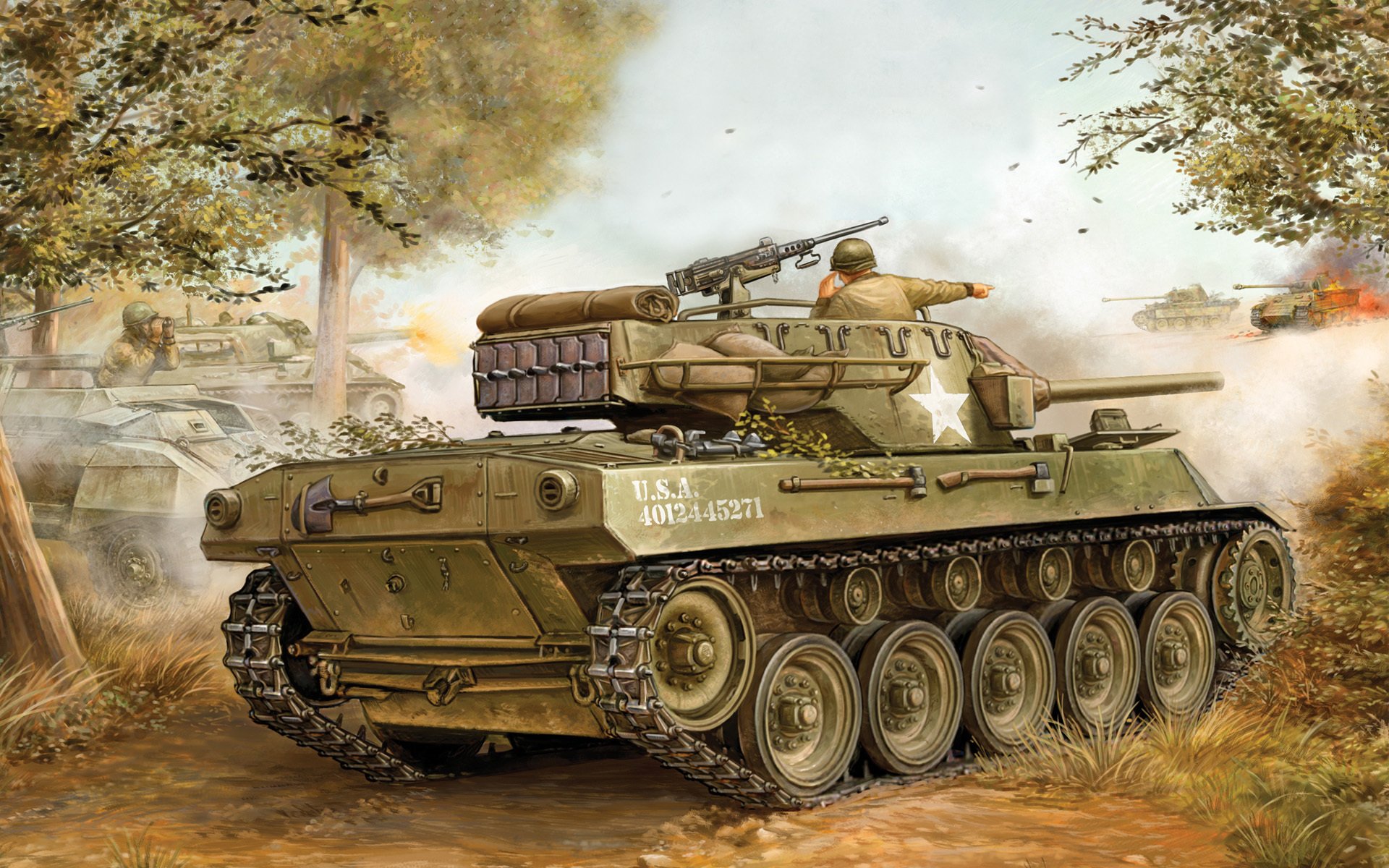 art tank acs m18 hellket hellcat 76mm cannone semovente supporto per artiglieria caccia carri armati con protezione dell armatura ridotta ma alta mobilità usa summer flame war designare miniature della seconda guerra mondiale gioco ww2