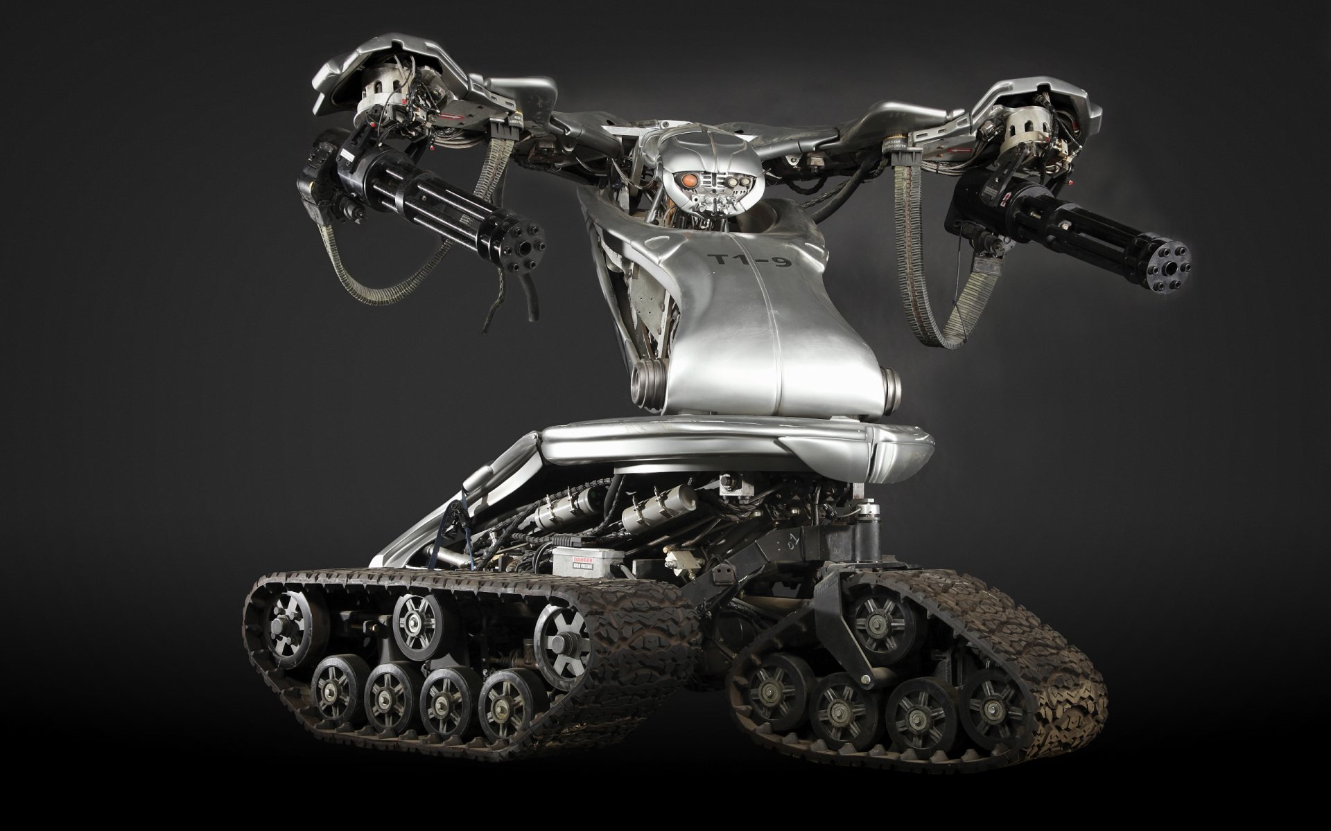 robot armas ametralladoras t-1 terminator