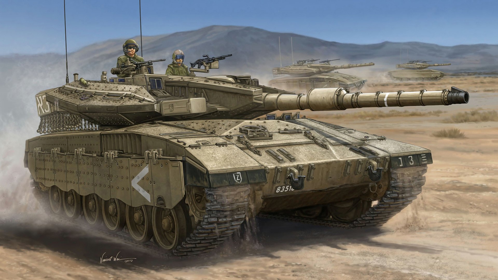 art tank merkava mk iii d główna bitwa izrael ivr rydwan kaliber i marka armata 120mm mg253