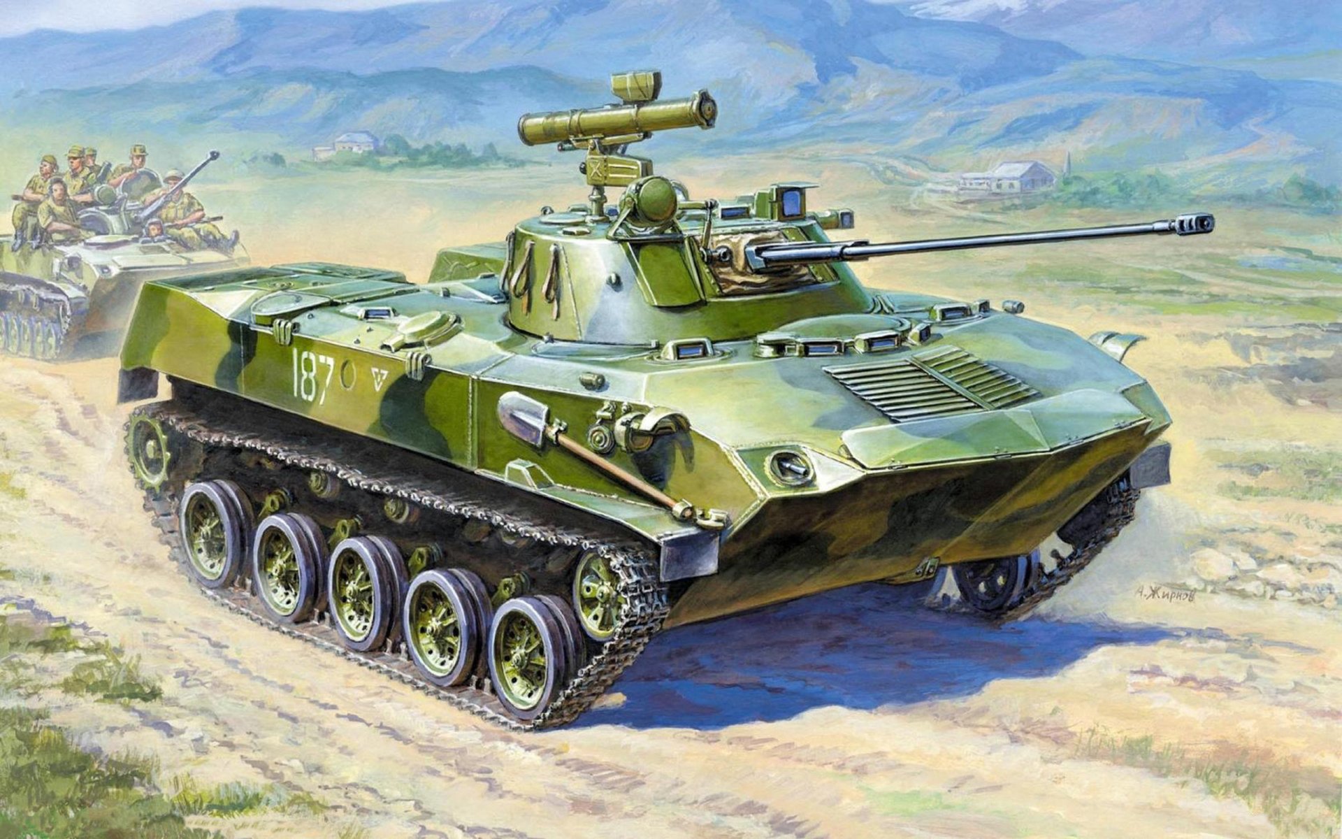 bmd-2 sovietico combattimento cingolato galleggiante veicolo aviotrasportato russo