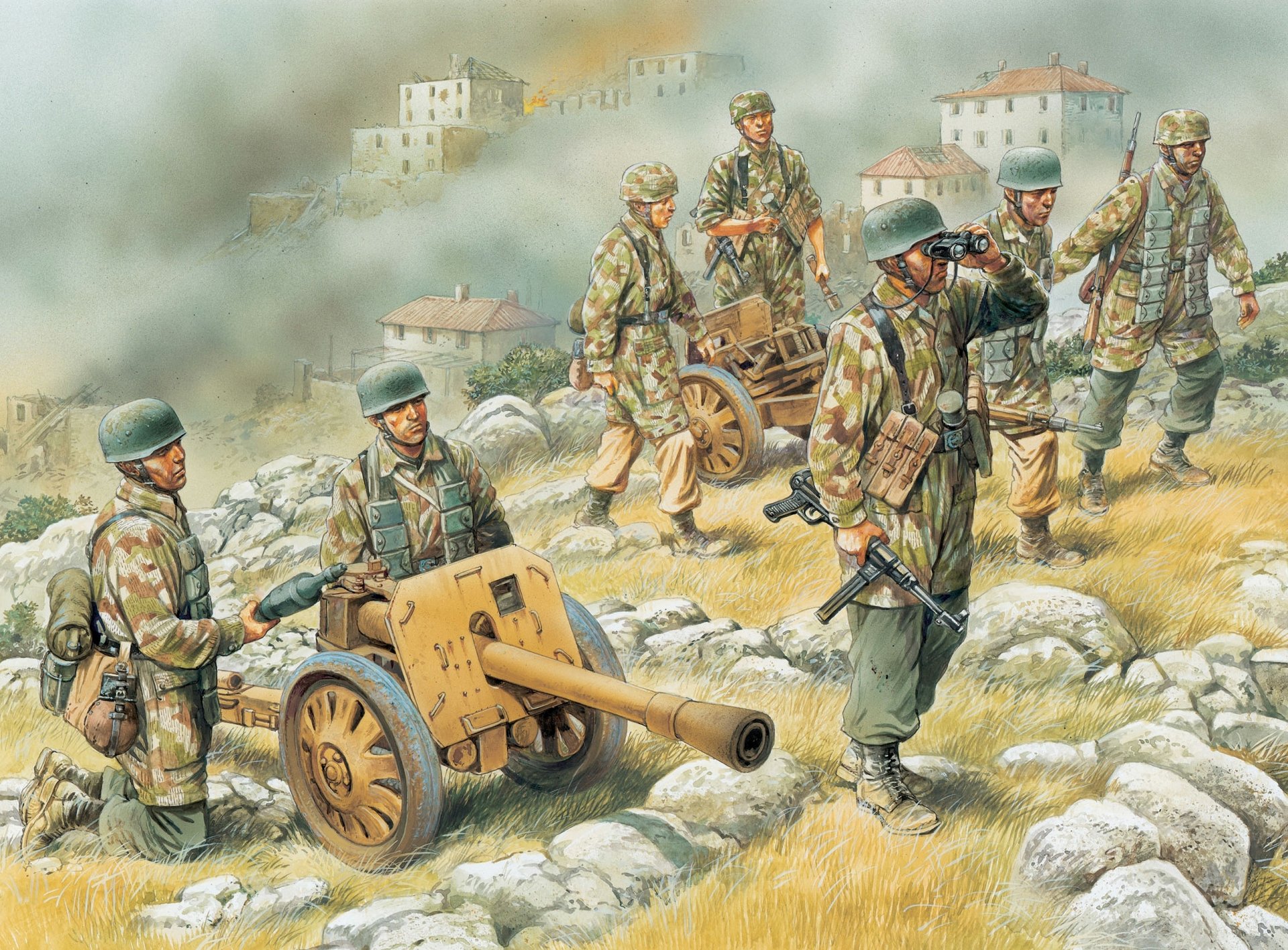 art german anti gun raketenwerfer puppchen shoot reactive projectiles infantry against tanks ww2 picture