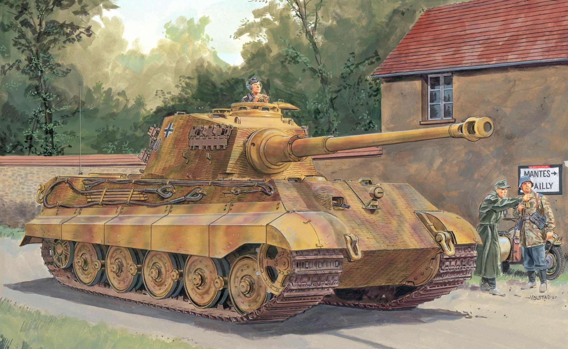 tank king tiger wehrmacht germany the german