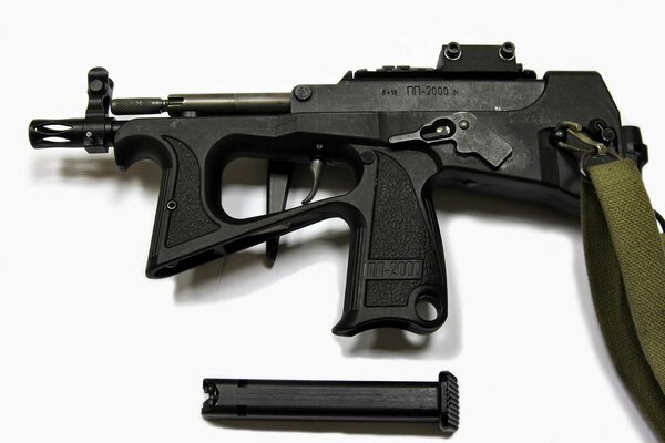 Spezialwaffen. Dienste. 9 mm pp-2000 Maschinengewehrpistole