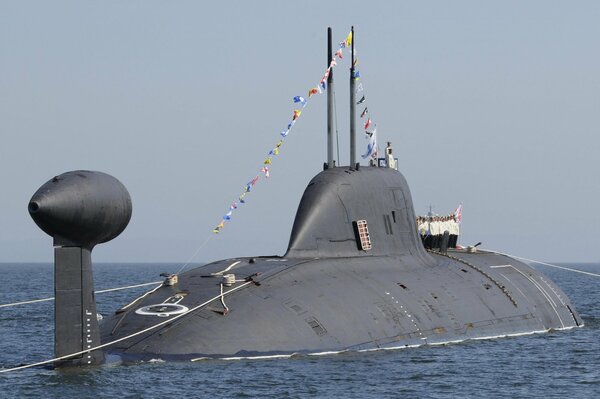 Building on a submarine. Russian Navy