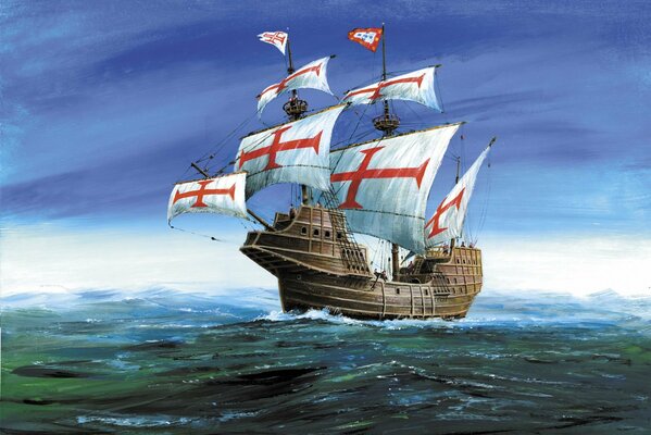 I often dream of traveling by ship in the 16th century