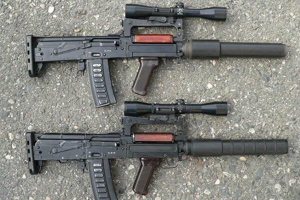 The machine is designed on the basis of Kalashnikov