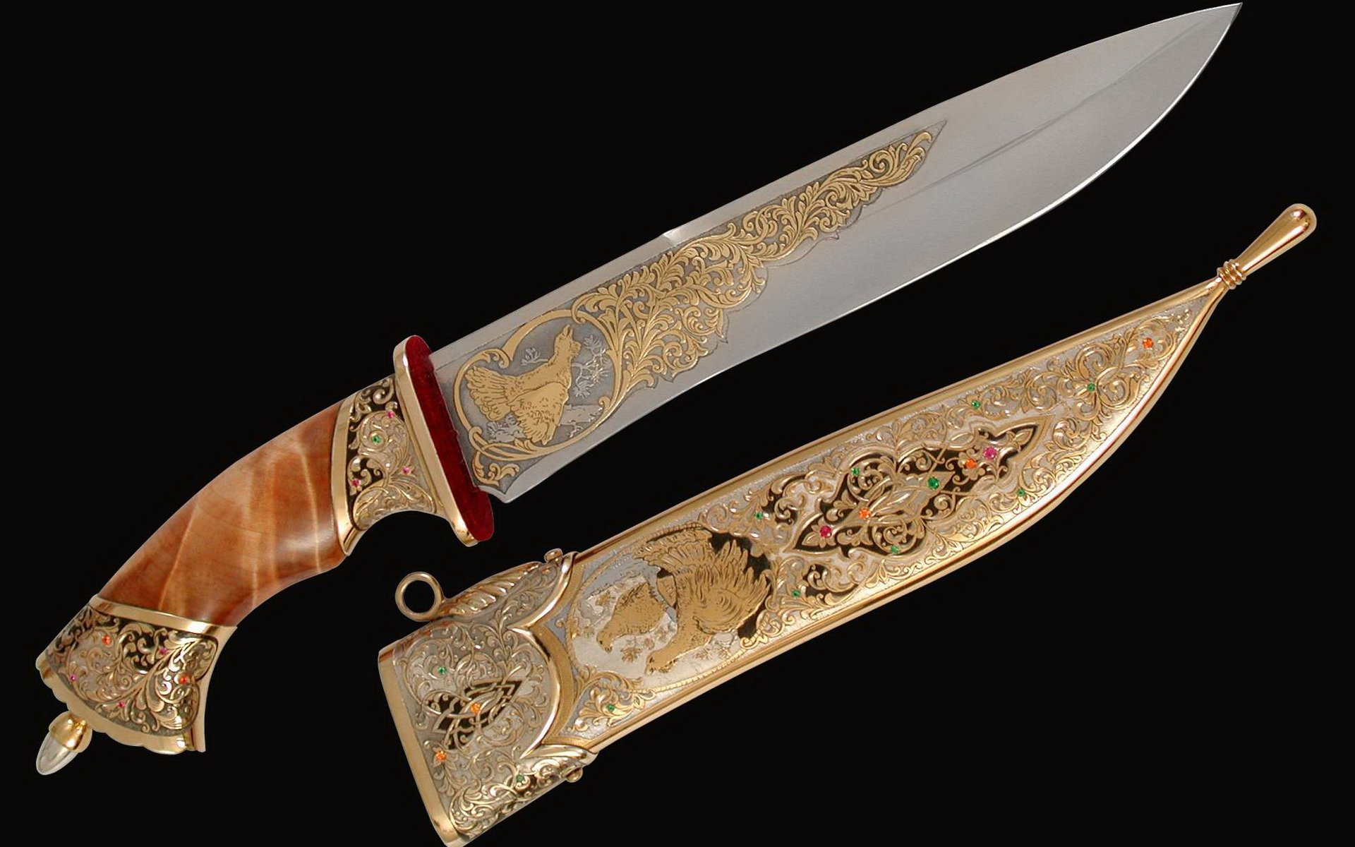 dagger knife pattern steel weapon