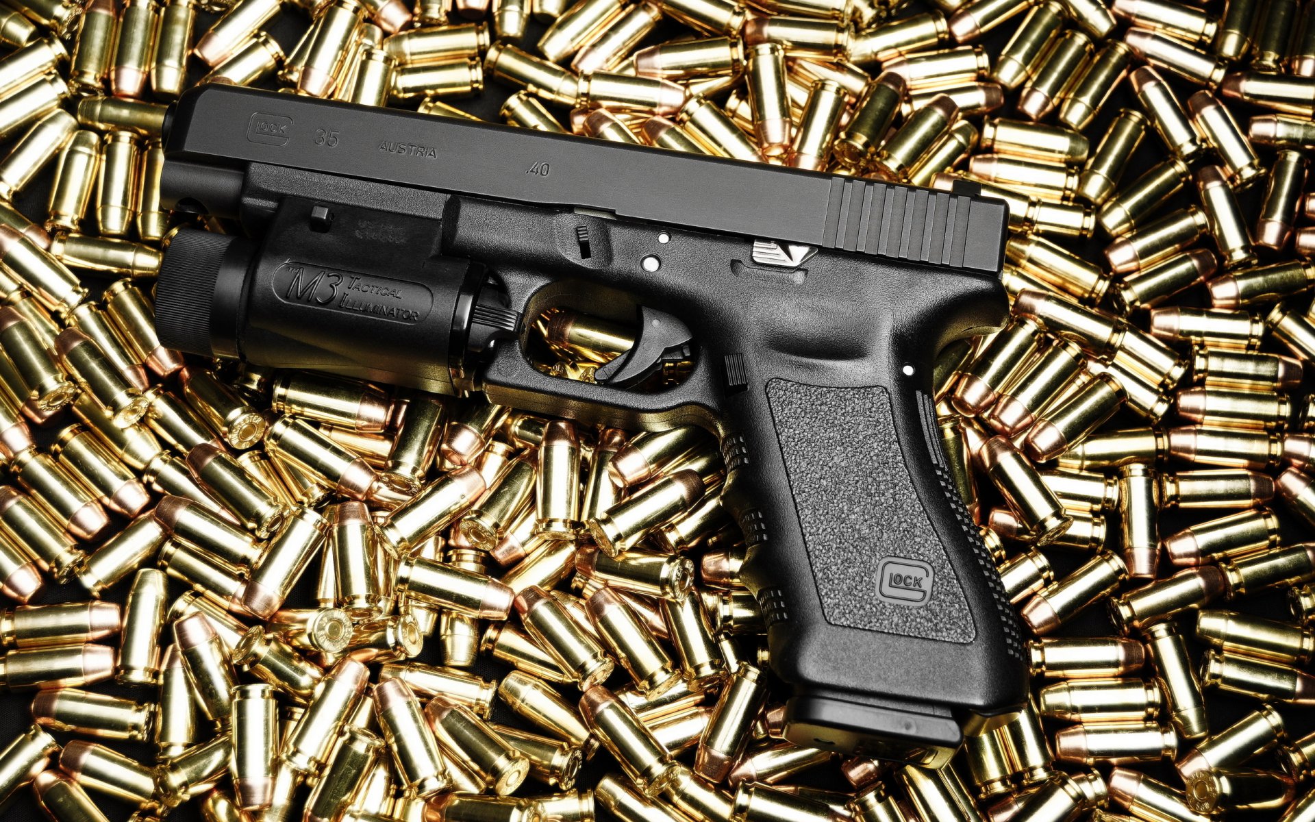 glock 35 pistola munición