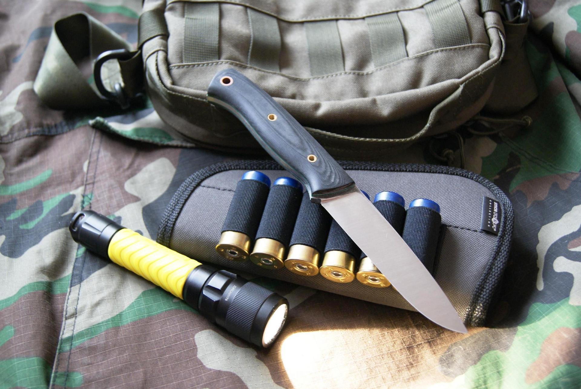 knife cartridges camouflage light ammunition