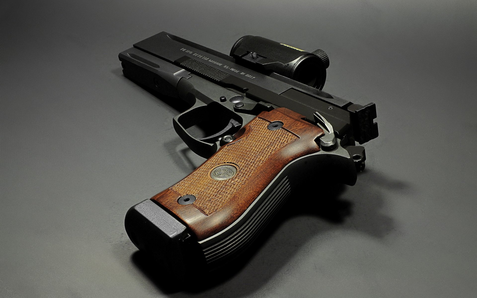 beretta 87 gun close up