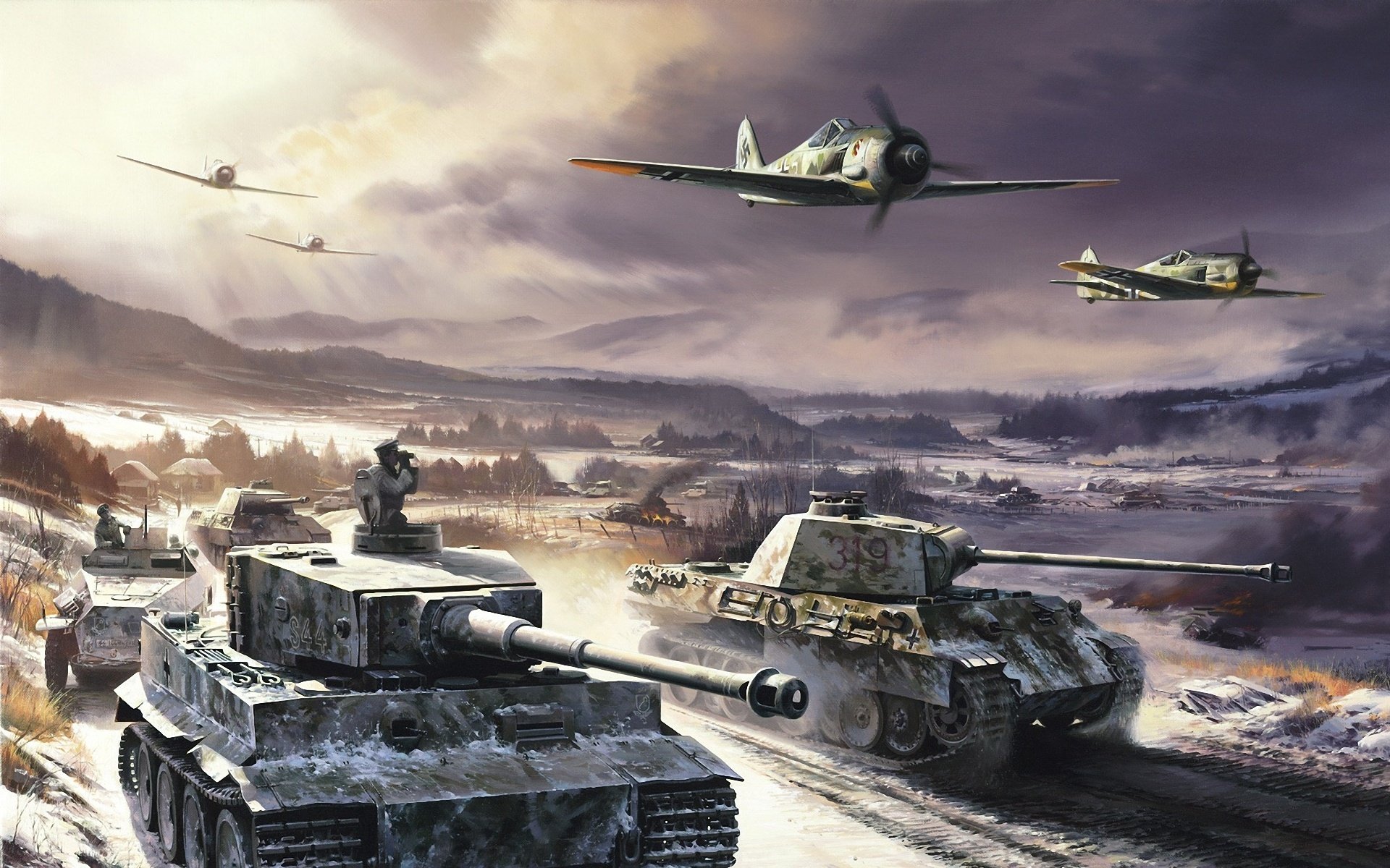 the army the second world war winter tiger panther tanks planes german technology the germans history germany