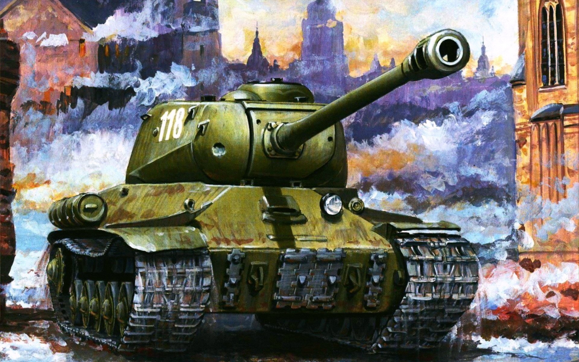 tanque is-2 guerra equipo de combate