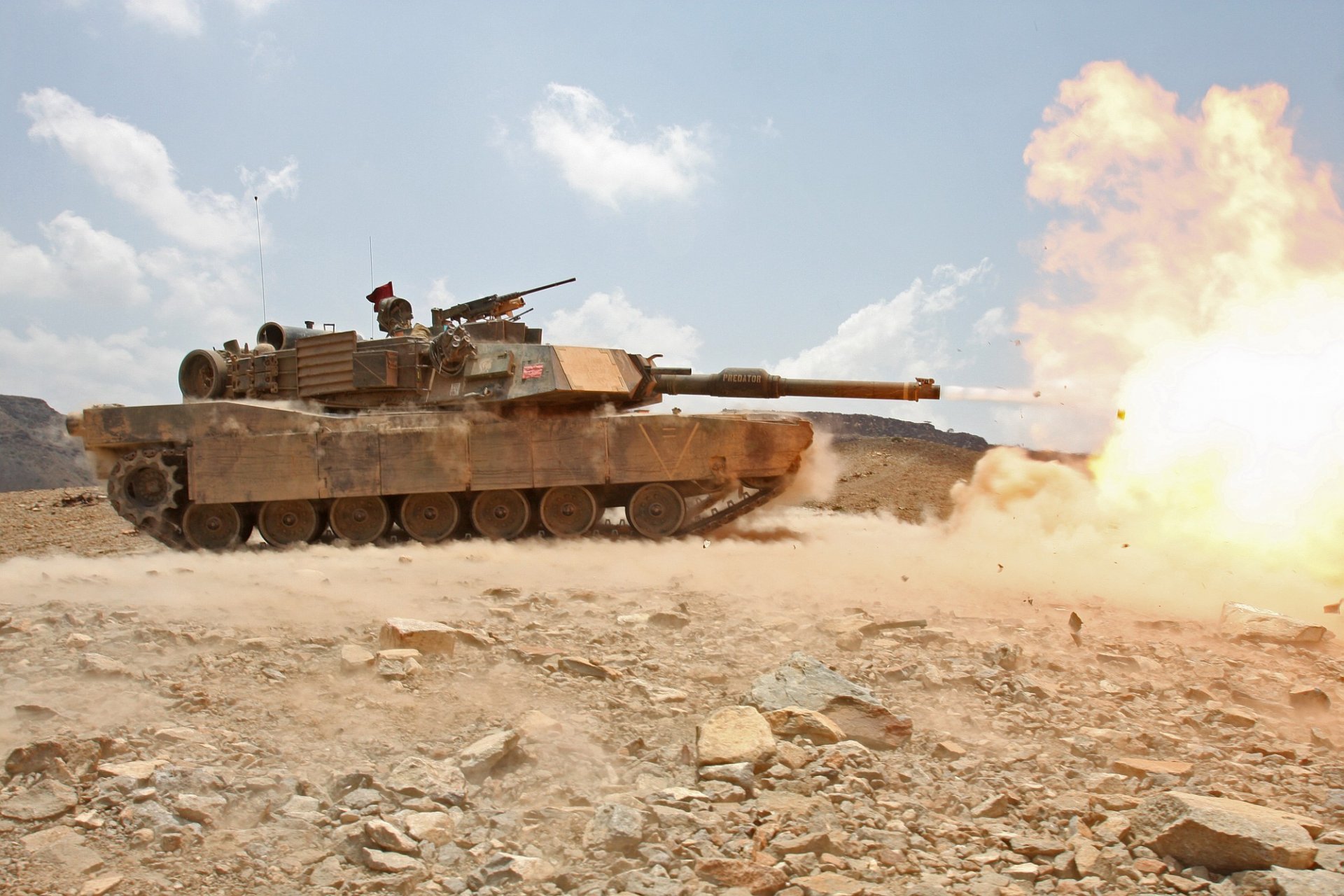 abrams usa tank military equipment shot flame