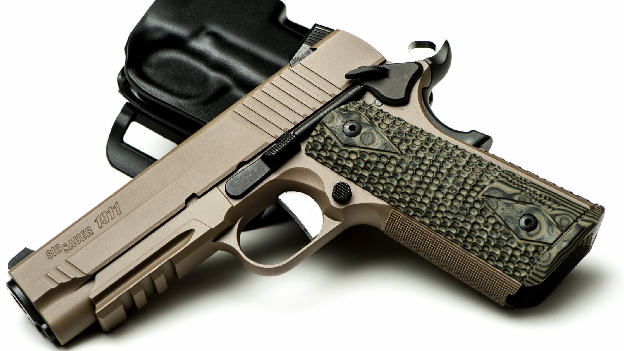 пистолет оружие макро sig sauer 1911