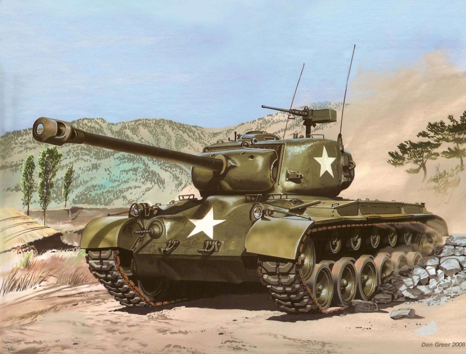 m26 pershing pershing czołg średni historia usa świat czołgów wot