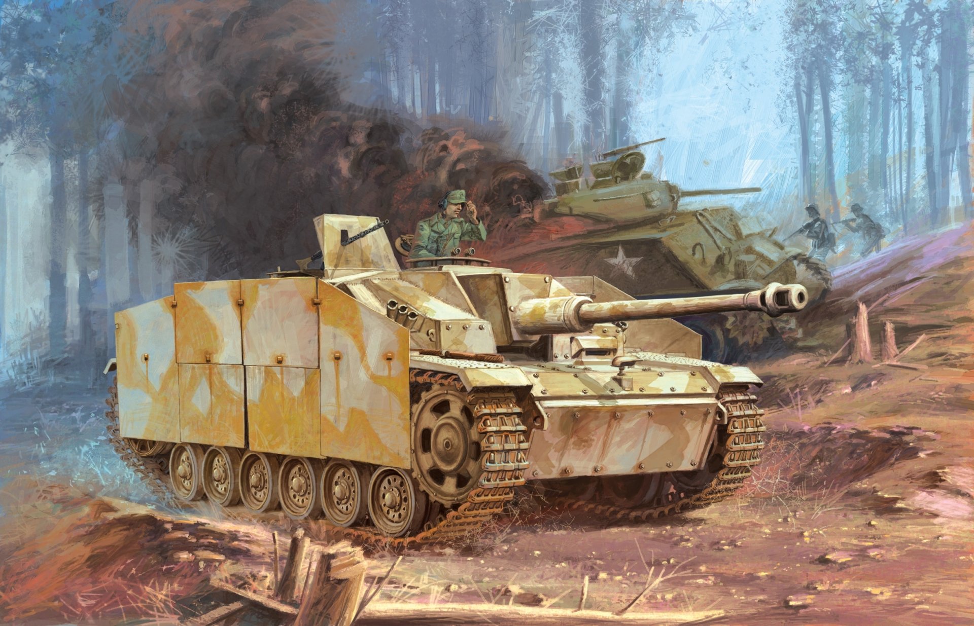 zeichnung stug.iii ausf.g sturmgeschütz sturmgeschütz stug selbstfahrende artillerieanlage sau sturmgeschütz