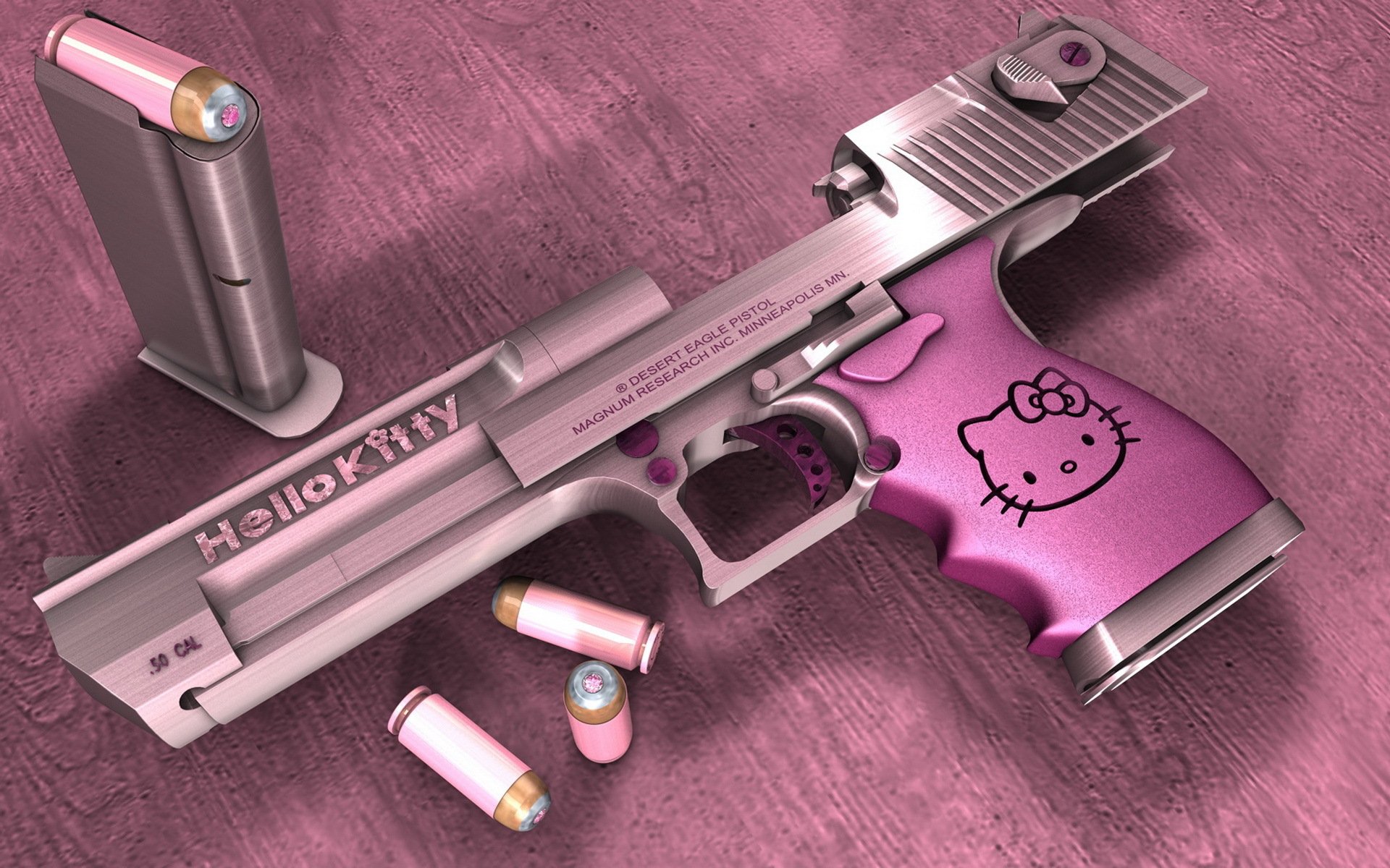 ciao kitty desert eagle rosa