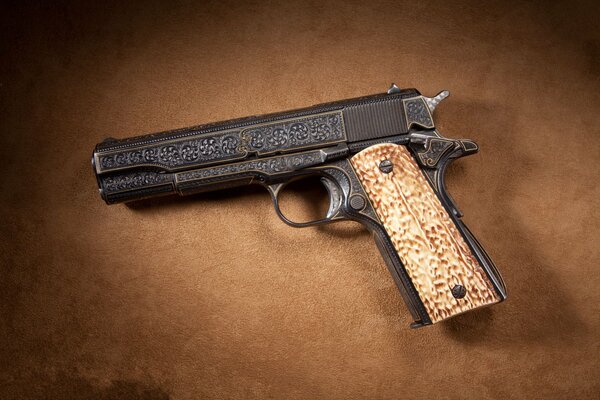 Gold inlay donkey M1911A1