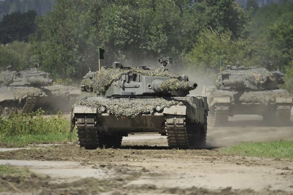 Le char allemand Leopard 2, est en service