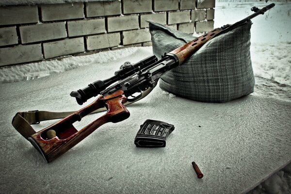 Dragunov sniper rifle. Photo