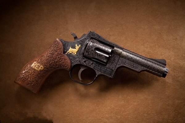 Vintage revolver Wesson d11