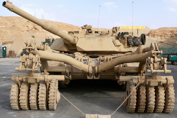 US military equipment Abrams tank