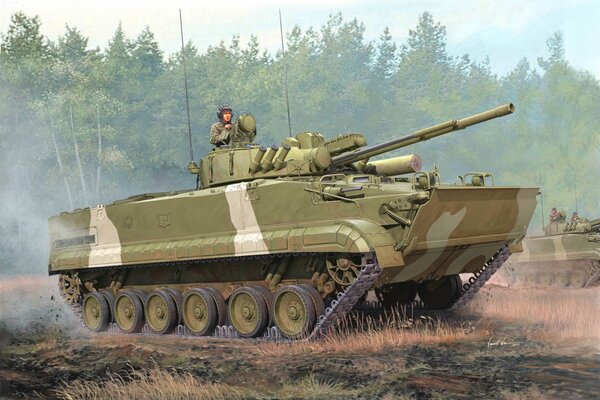 Immagine del carro armato russo BMP-3