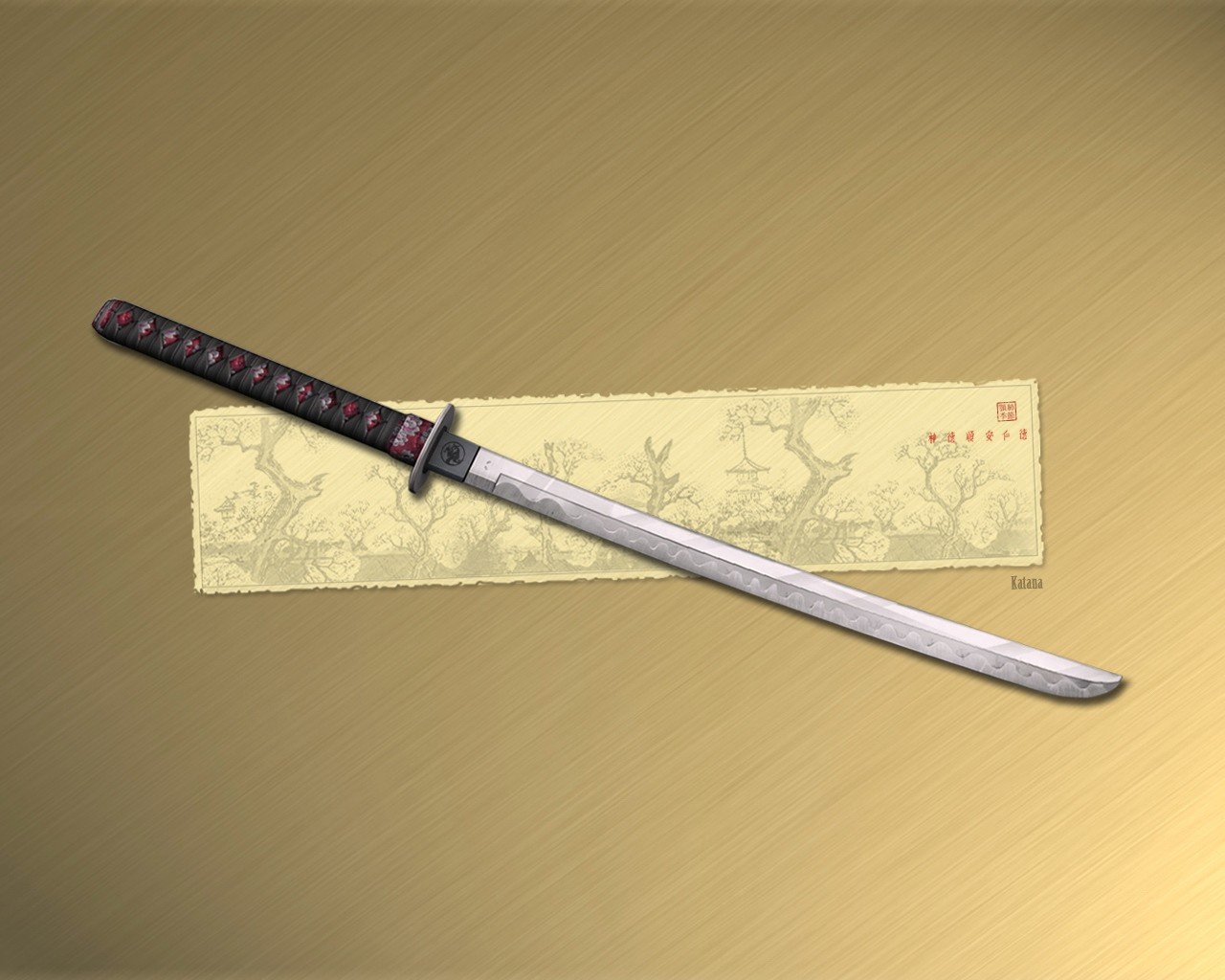 spada katana disegno