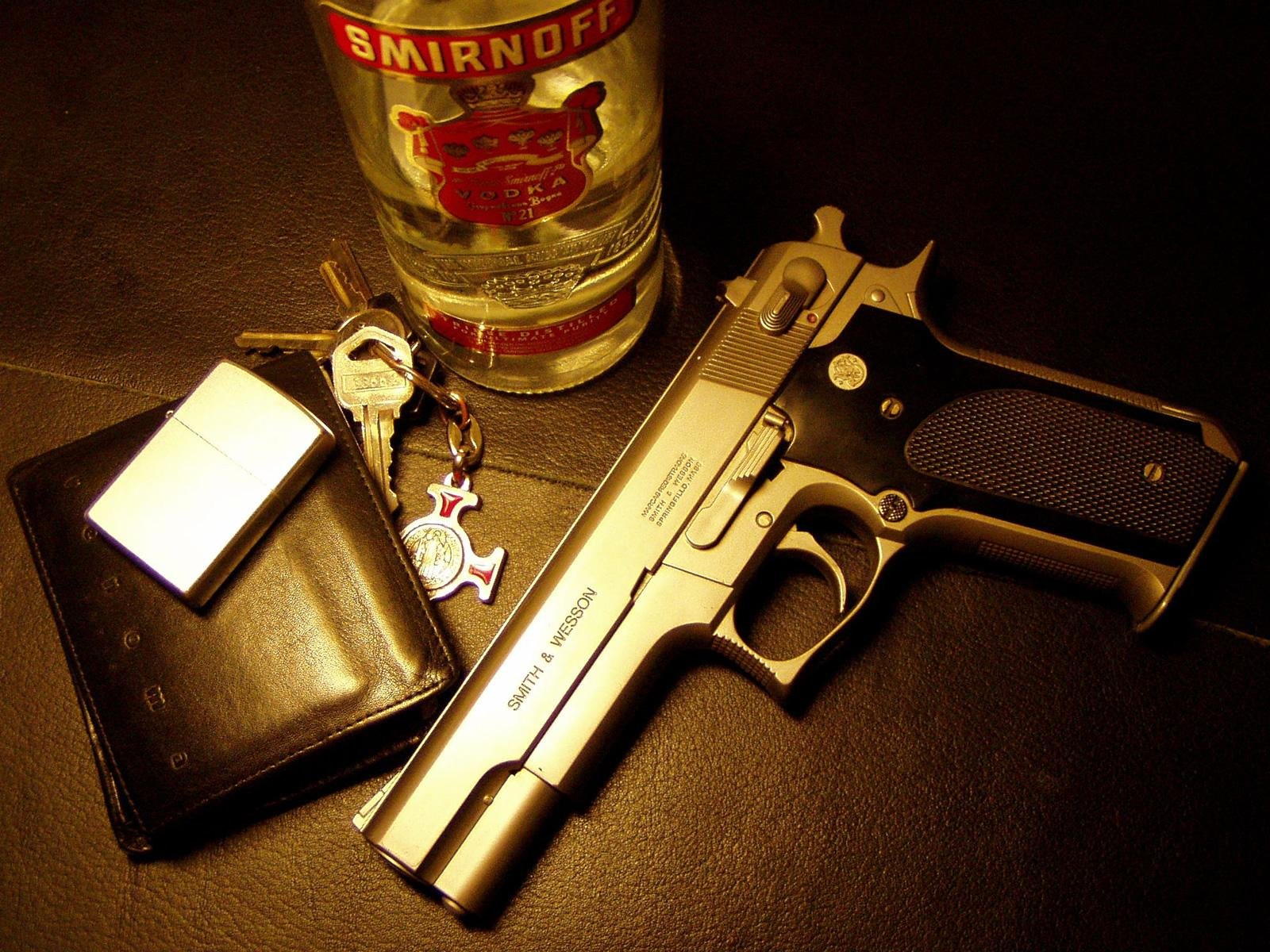 weapon gun smirnoff