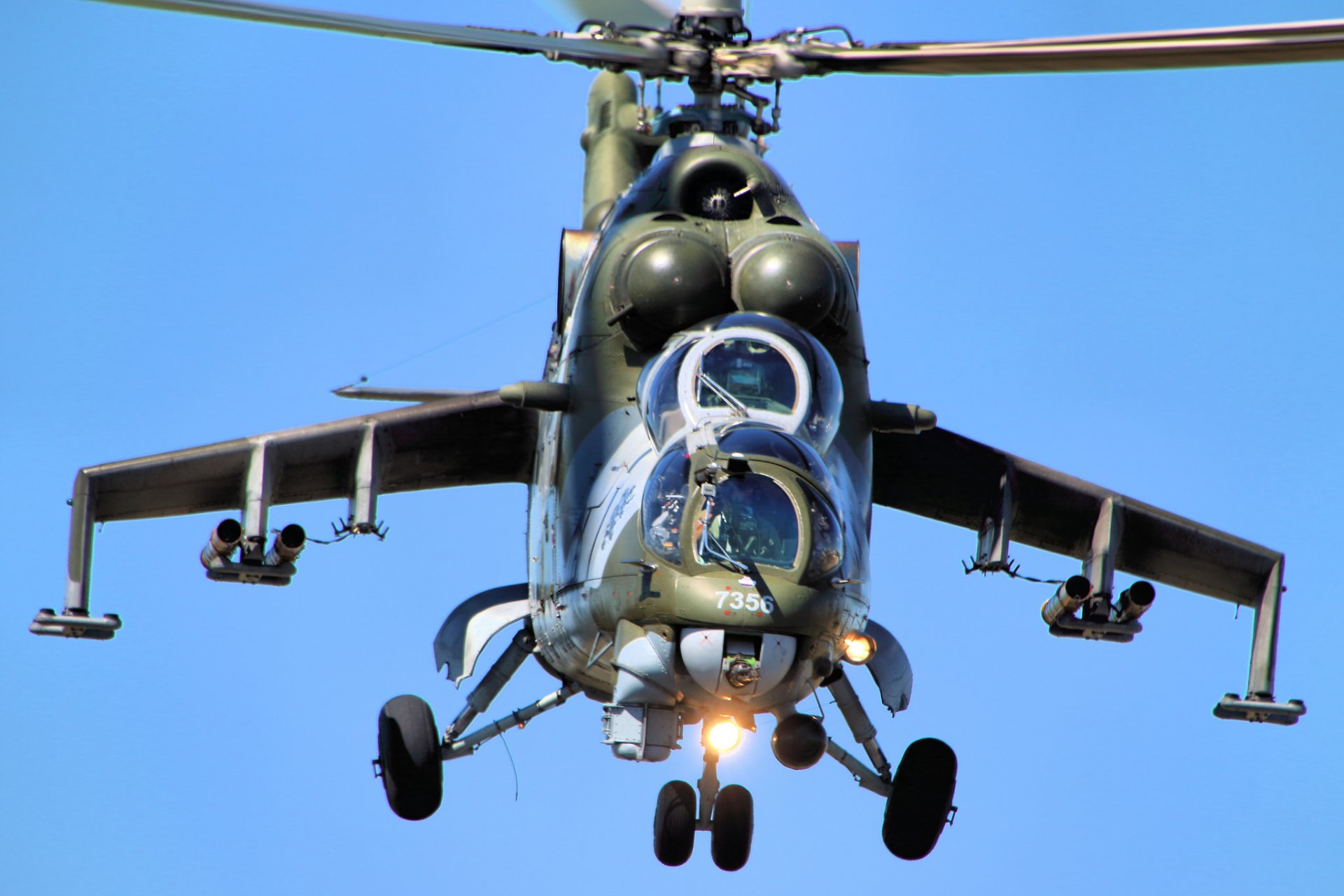 mi-24 kampf flug