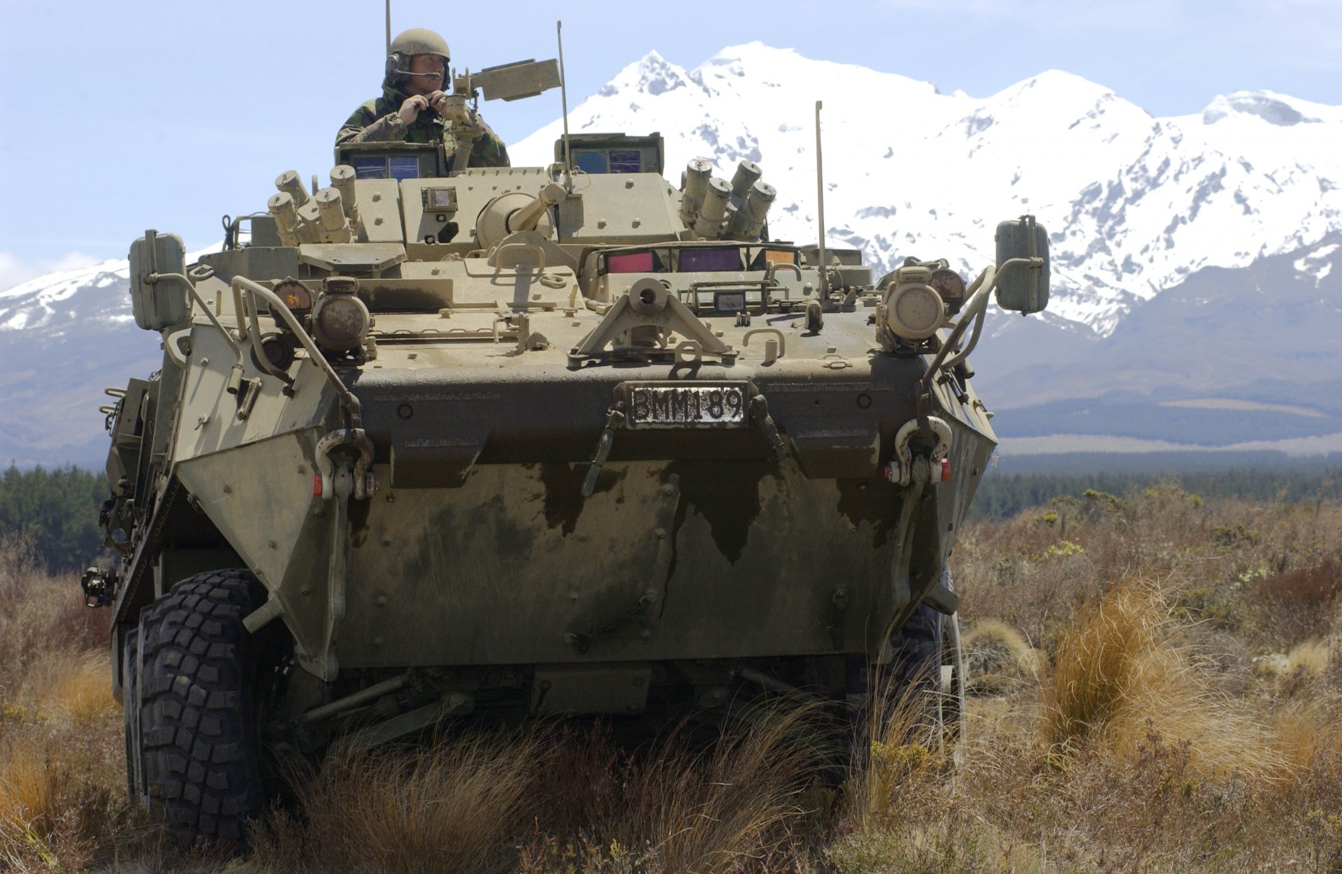 machine mountain men armored vehicle