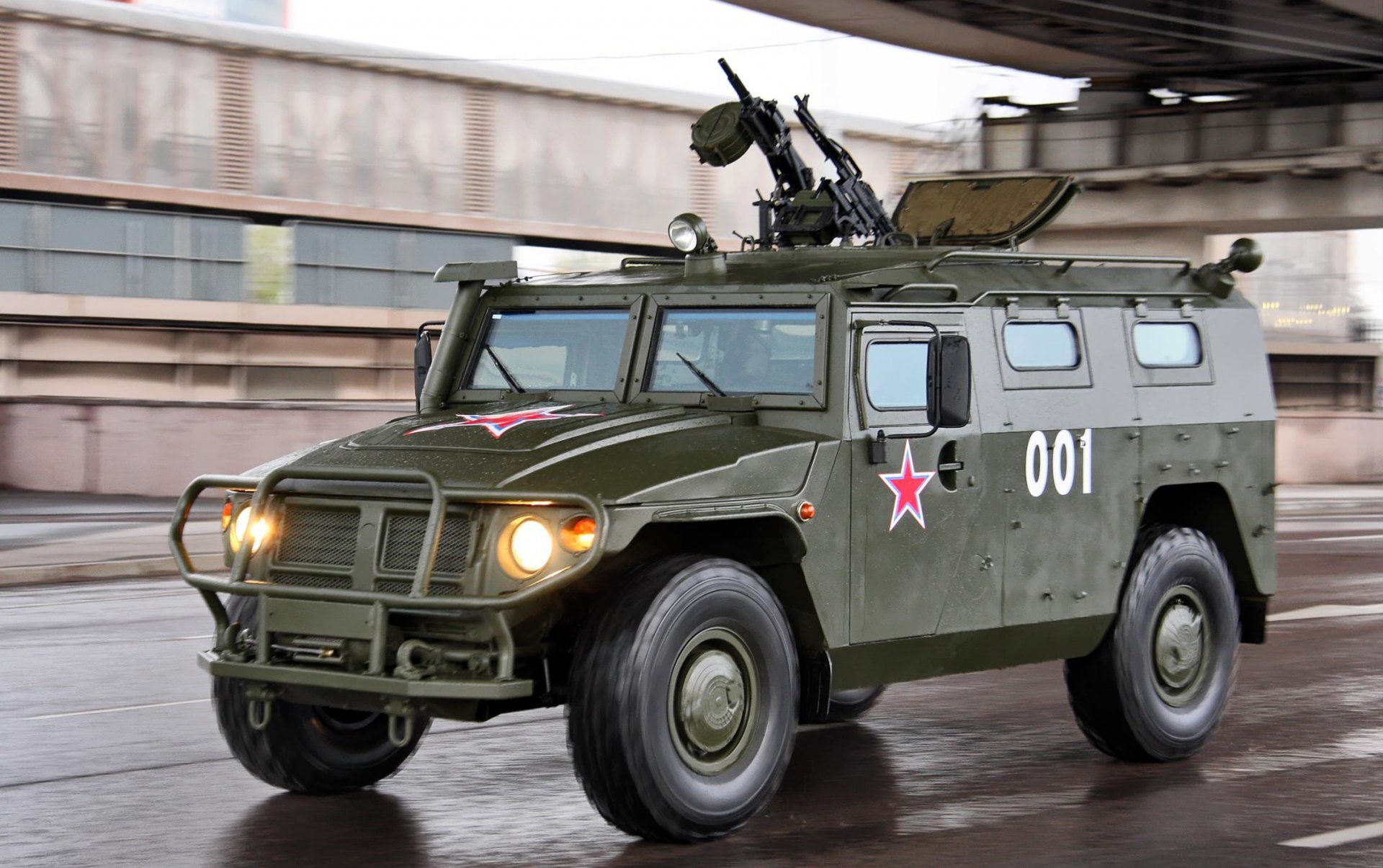 gaz-233014 tiger versión del ejército vehículo blindado