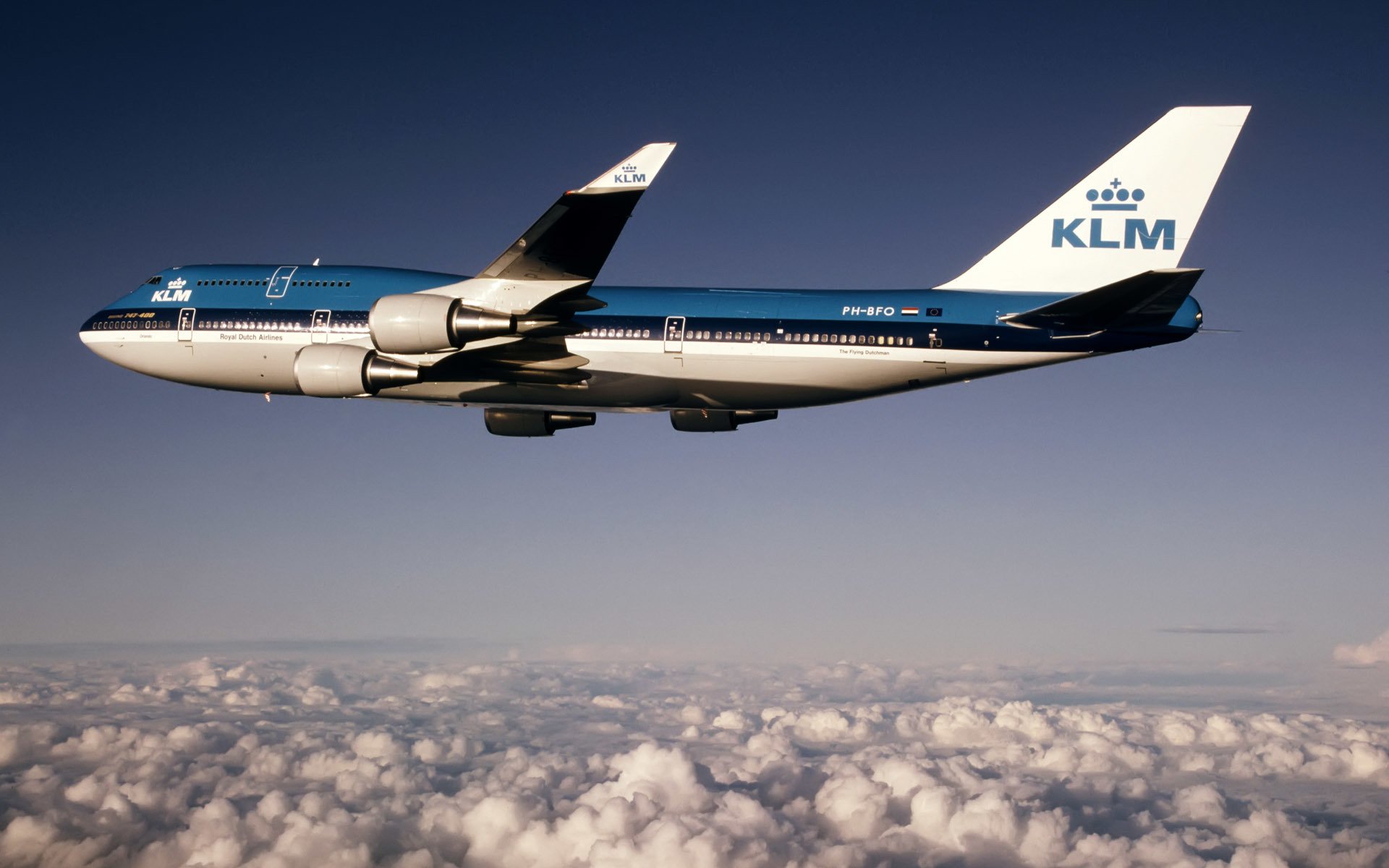 boeing b-747 height klm airfrance