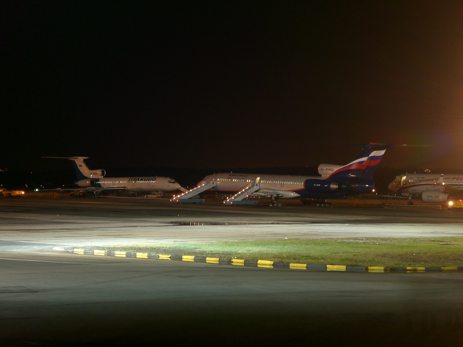 tupolev tu-154 aeroflot russia aeroporto pulkovo