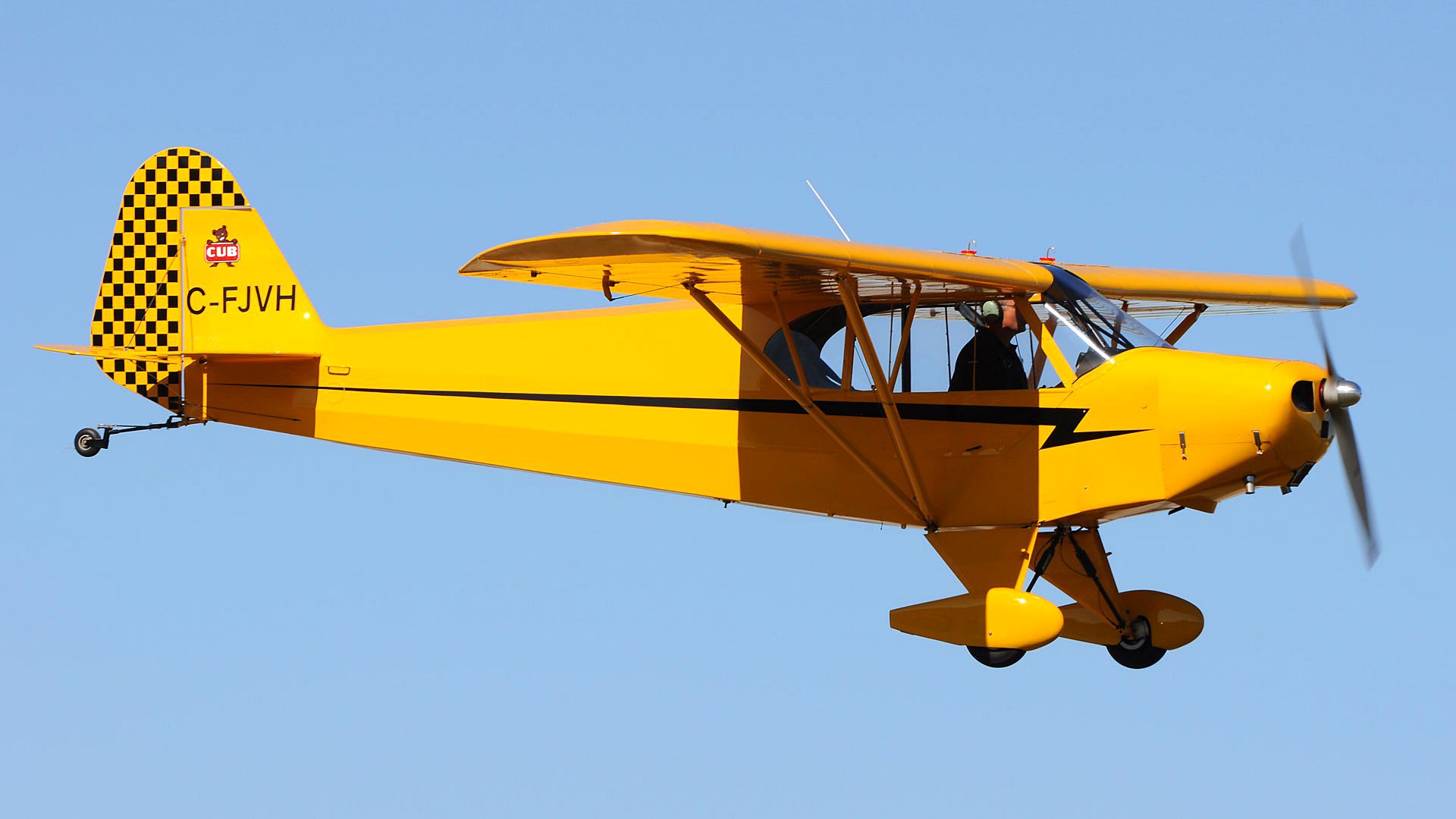 avión vuelo piloto cielo retro