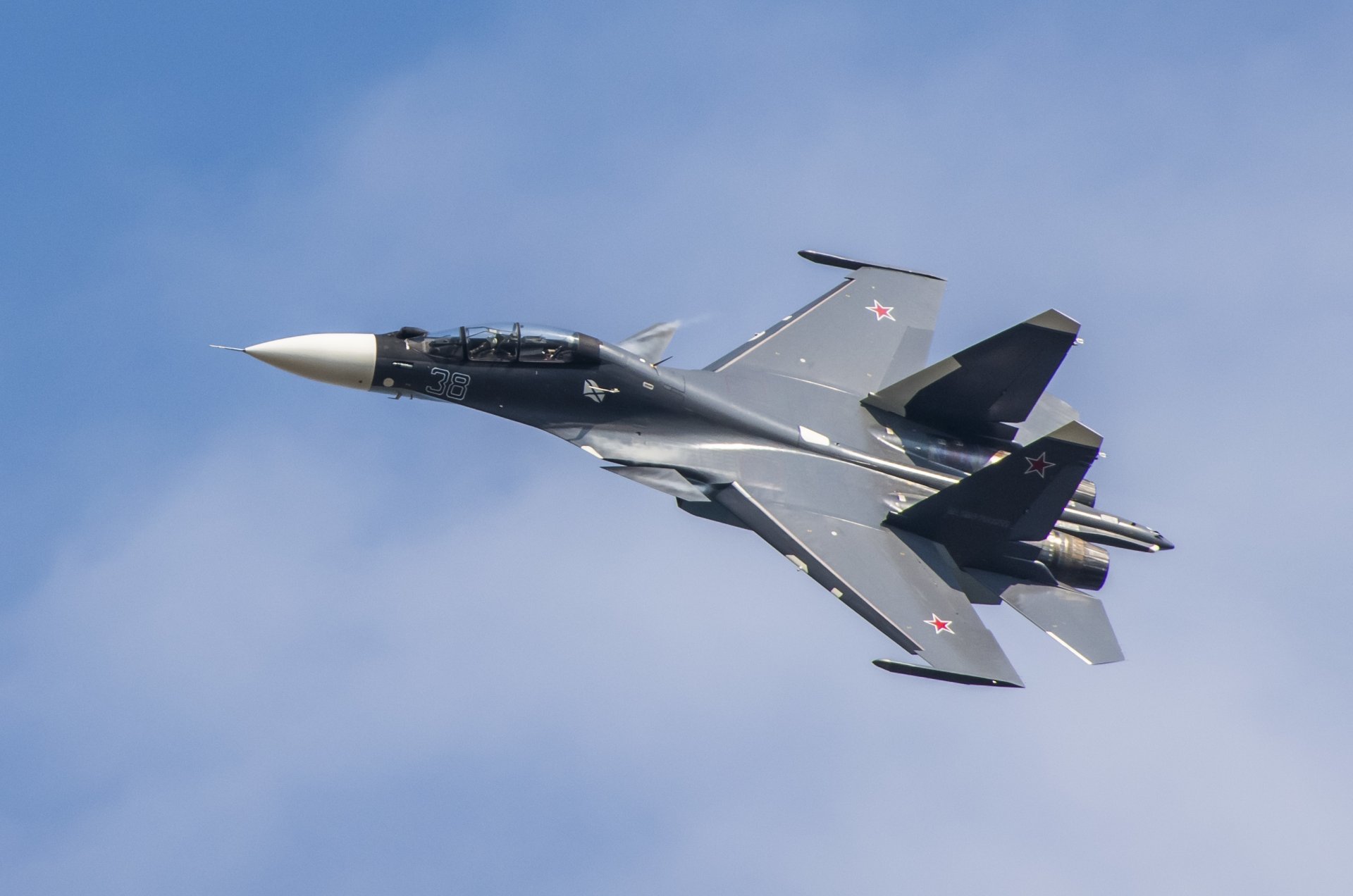 su-30cm russe double polyvalent chasseur cabine vol