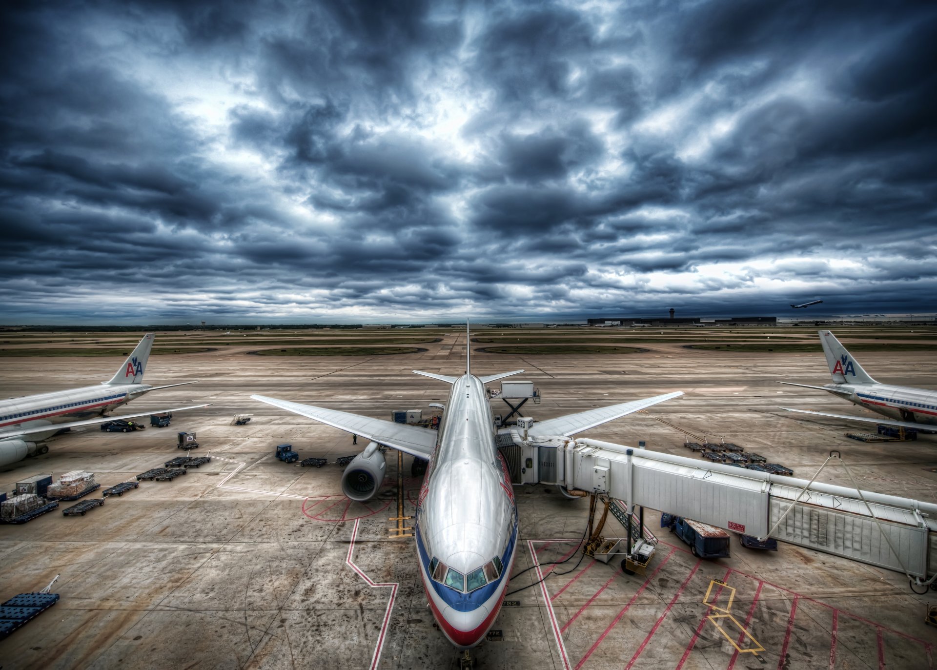 avion aviation ciel nuages ciel orageux aéroport