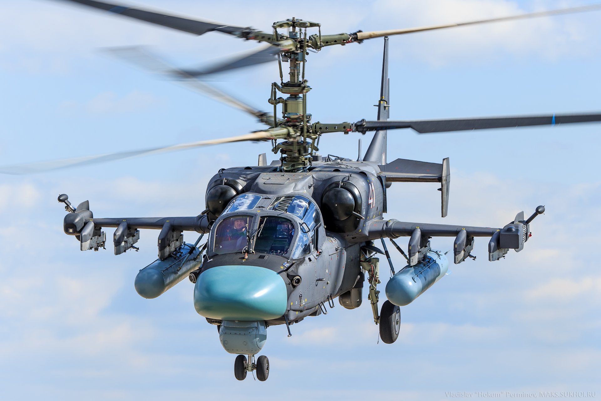 ka-52 alligator hokum b ruso percusión vladislav perminov