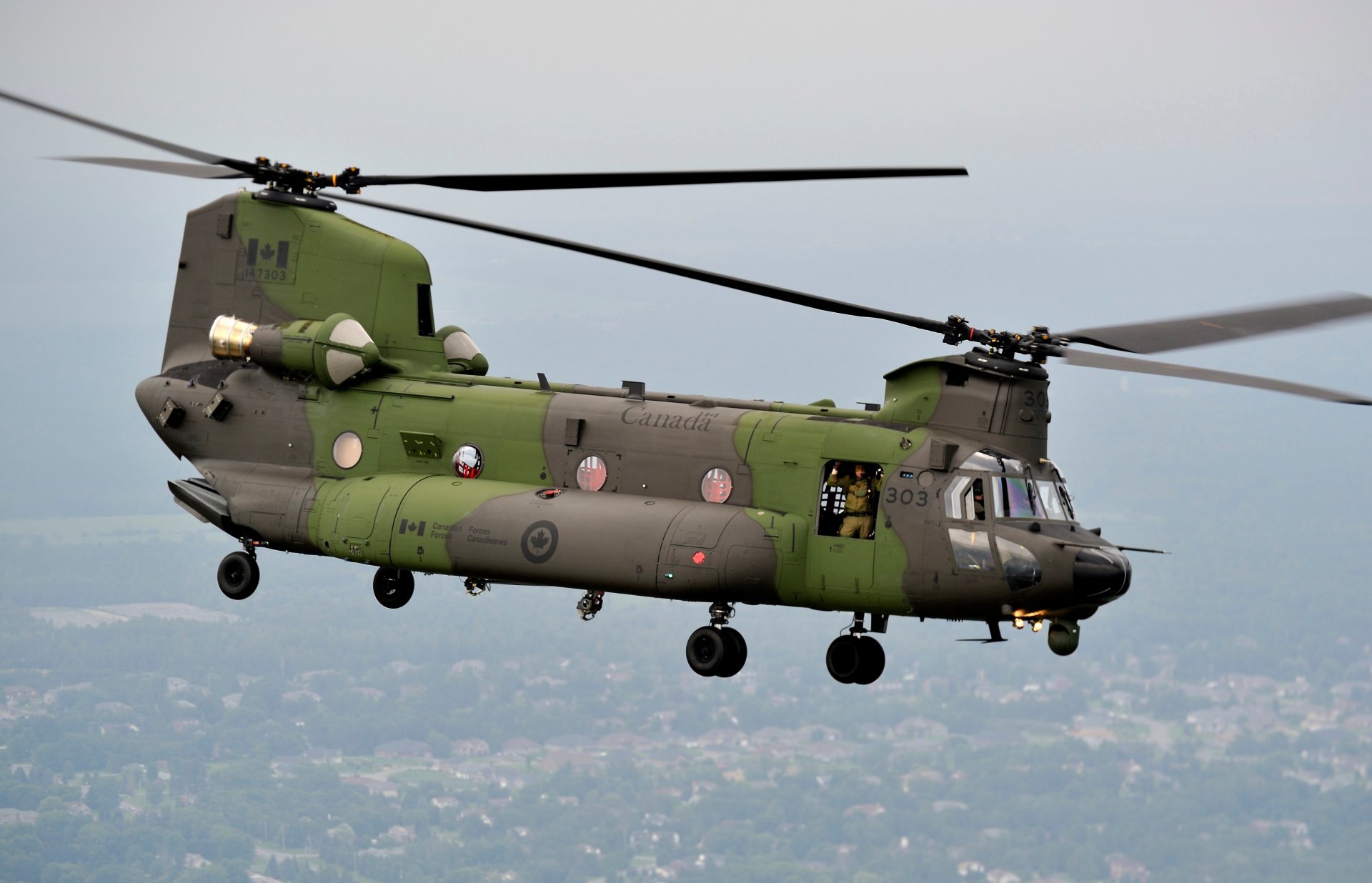 ch-47f chinook canadien militaire transport vol