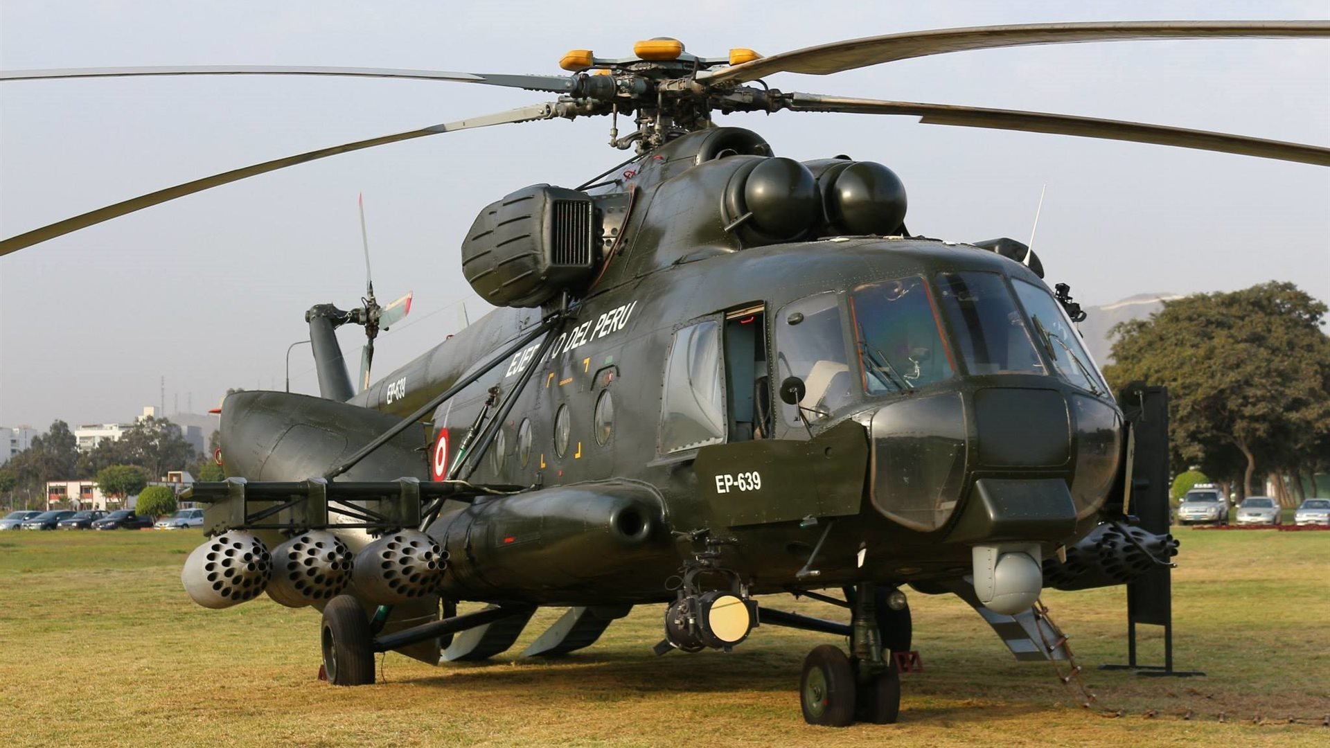 mi-8 amtsh mi-171 air force perù armamento