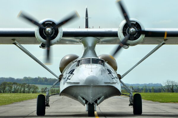 Catalina Marine Patrol Anti-U-Boot-Flugzeug am Start