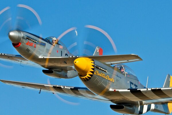 Parade of planes in the sky over Germany