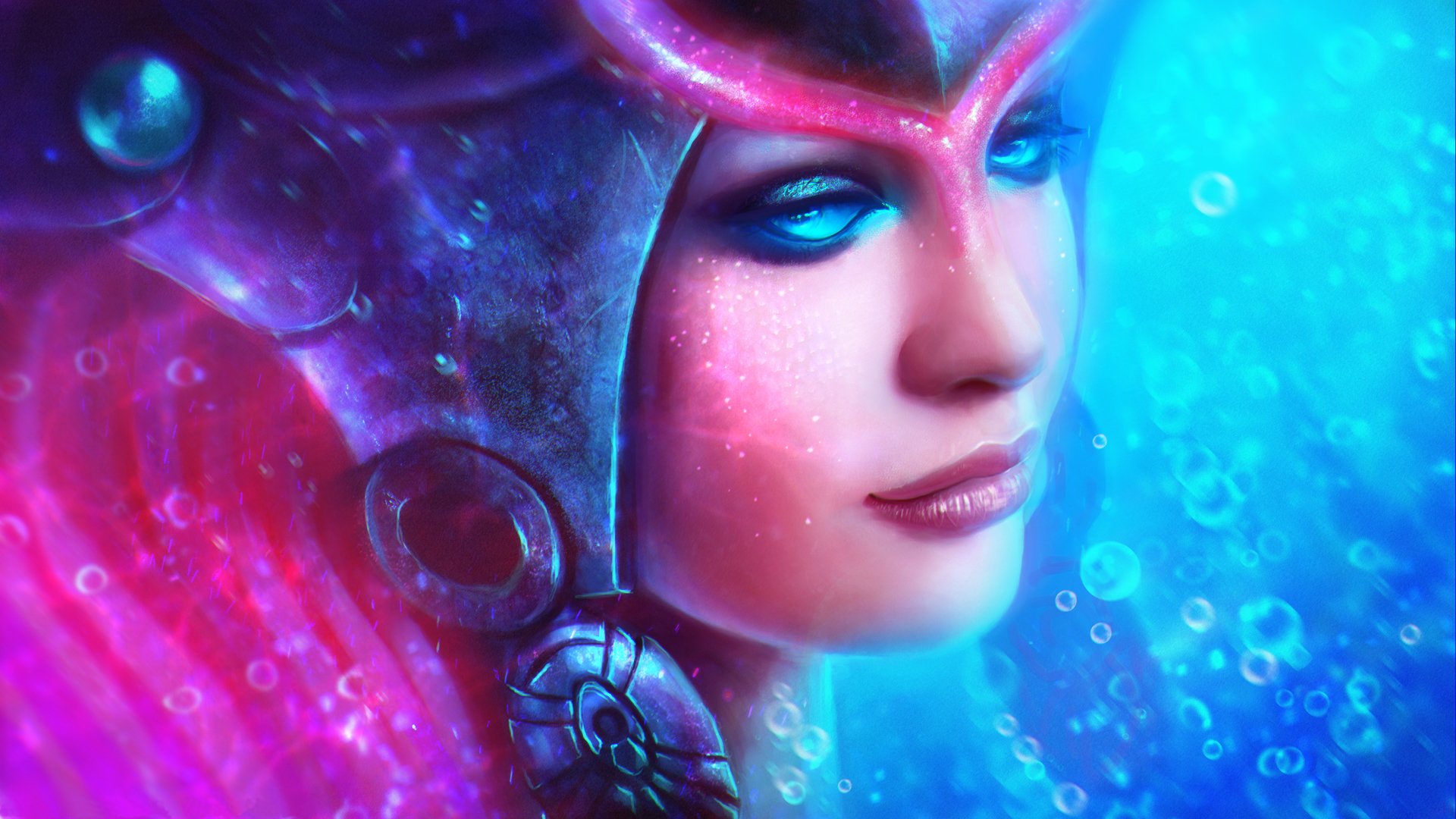 nami the tidecaller face support league of legend