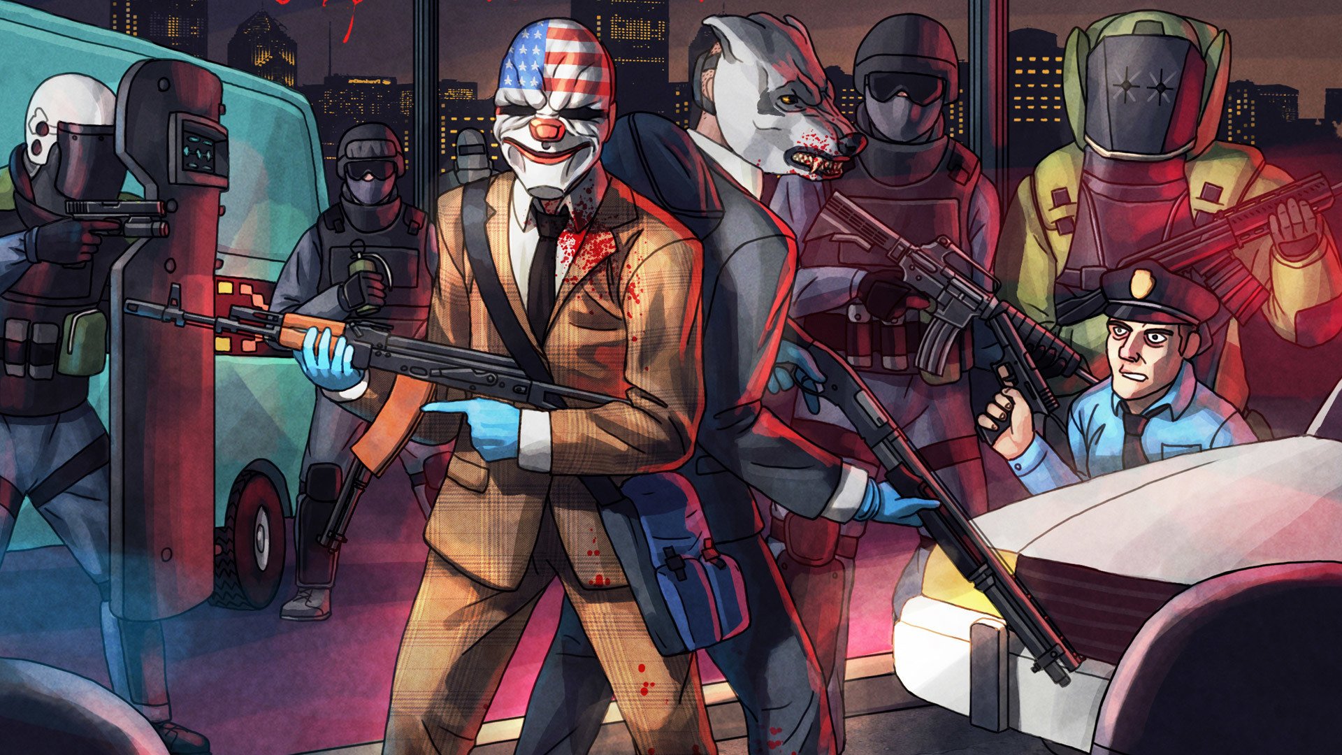 payday 2 dallas wolf hotline miami