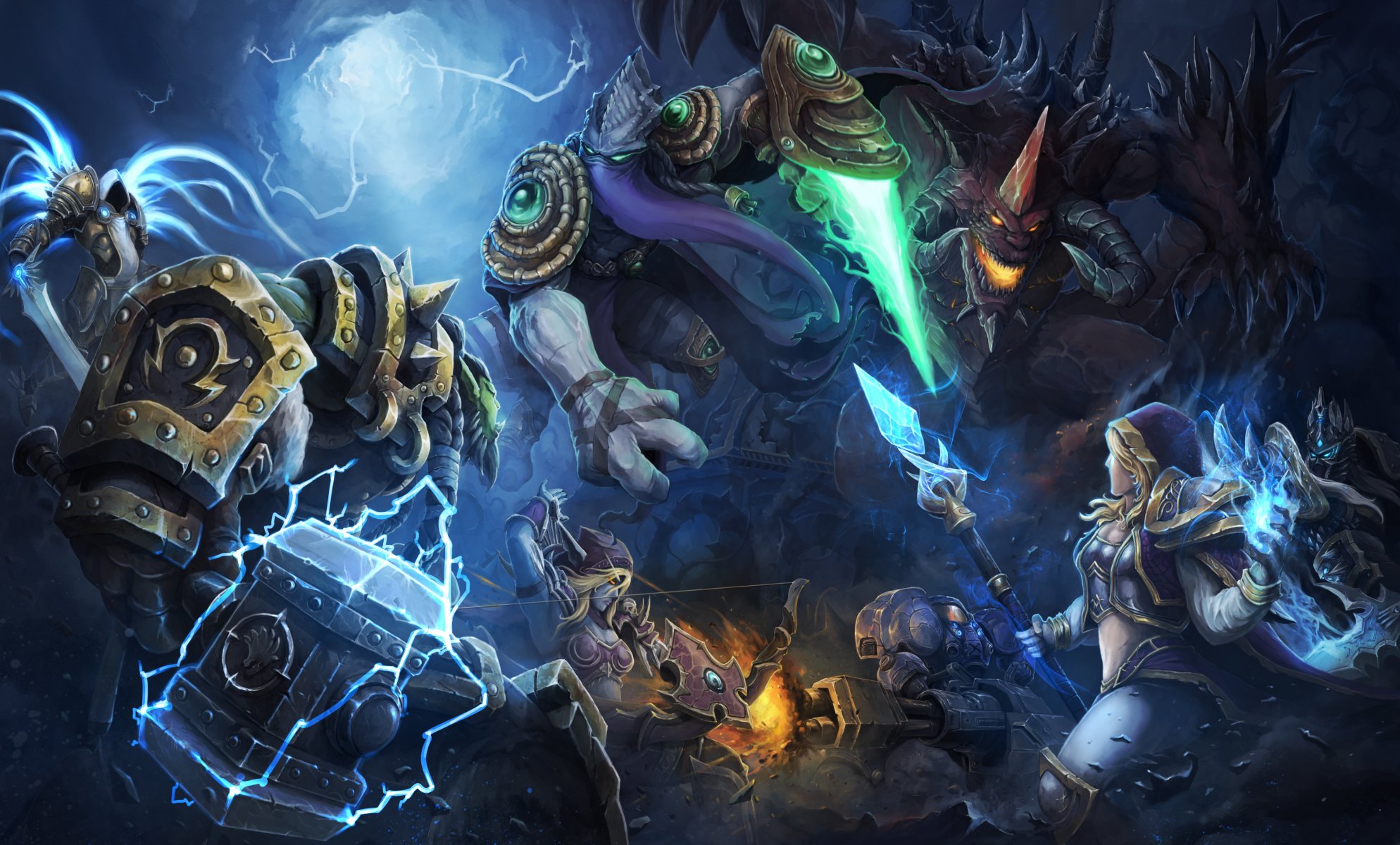 thrall hordenführer tyrael erzengel der justiz diablo helden sturm warcraft blizzard starcraft silvana königin der banshees jaina praudmoor erzmagier zeratul dunkler heiliger tikus notorisch verboten arthas lichkönig ork b