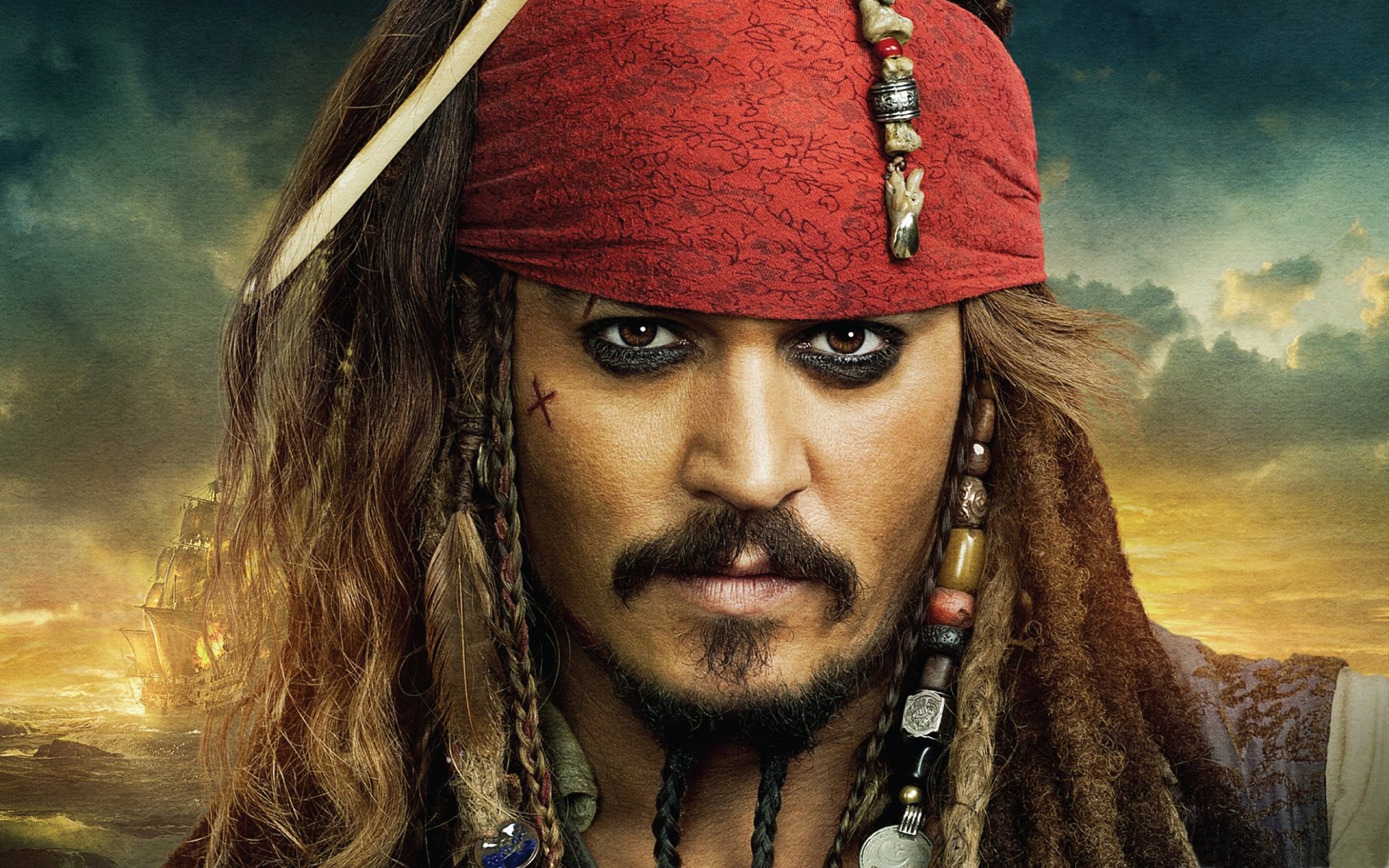 piraci z karaibów na nieznanych wodach jack sparrow johnny depp