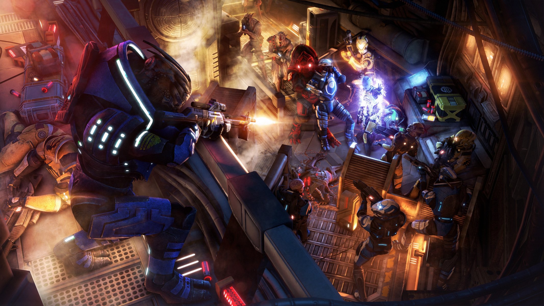 paquet de sang soleils bleus mass effect garrus vakarian krogan mercenaire éclipse archange