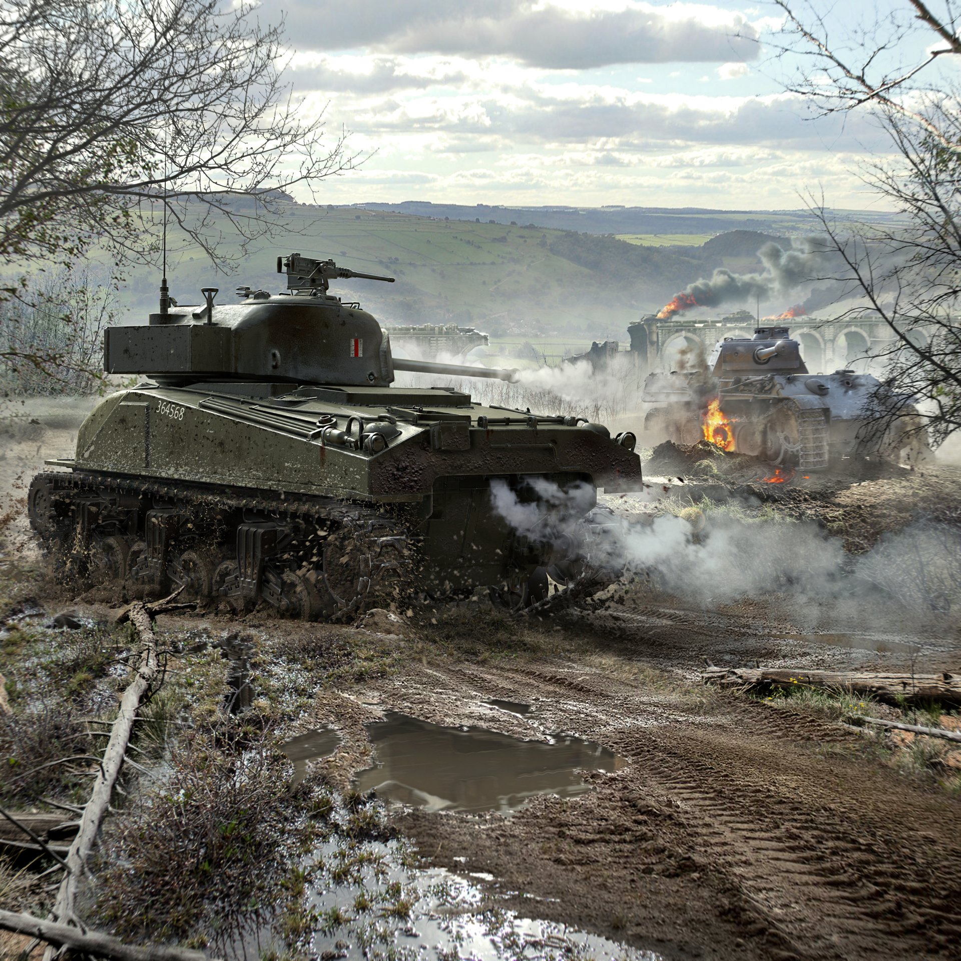 world of tanks wargaming wot wp sherman sherman firefly czołgi średnie pantera